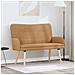 Divano a 2 Posti Beige 115 x 61 x 87 cm Bouclé - Foto miniatura 2