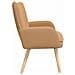 Divano a 2 Posti Beige 115 x 61 x 87 cm Bouclé - Foto miniatura 5