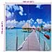 Paravento Pieghevole 160x170 cm con Stampa Spiaggia - Foto miniatura 6