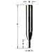 Fresa Tagli Diritti Z2+1 Hwm S=8x33 D=3x10x55 Dx 174.030.11 - Foto miniatura 1