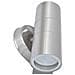 Applique Led Parete Esterno 2pz. Acciaio Inox Proiezione In Alto / in Basso - Foto miniatura 8