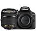 Kit Fotocamera D3400 + Obiettivo EF-S 18-55mm + SD Card + Borsa MOS Sensore CMOS 24.2 Mpx Display 3" Filmati Full HD NFC Wi-Fi Nero - Foto miniatura 4