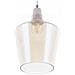 Lampadario In Vetro Ambrato Santon - Foto miniatura 14