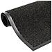 Tappeto Antipolvere Trapuntato Rettangolare 40x60cm Nero - Foto miniatura 1