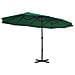 Ombrellone Da Esterni Con Palo In Alluminio 460x270 Cm Verde - Foto miniatura 5