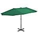 Ombrellone Da Esterni Con Palo In Alluminio 460x270 Cm Verde - Foto miniatura 1