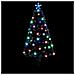 Albero di Natale Preilluminato con Supporto 120 cm Fibra Ottica - Foto miniatura 2