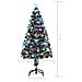 Albero di Natale Preilluminato con Supporto 120 cm Fibra Ottica - Foto miniatura 7