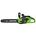 Motosega Brushless Greenworks 40v - 35 Cm - Senza Batteria E Caricatore - Gd40cs15 - Foto miniatura 1