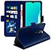 Custodia Oppo A9 2020 / A5 2020 Portacarte Funzione Supporto Video Blu - Foto miniatura 4