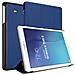 Custodia Per Tablet Compatibile Con Samsung Galaxy Tab E (9.6"" Zoll) Sm-t561 / T560 In Blu Scuro Jersey - Coperchio Protettiva Ultra Sottile Senza Funzione Auto Wake Up E Stand - Foto miniatura 9