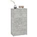 Credenza 6 Cassetti Grigio Cemento 50x34x96cm Legno Multistrato - Foto miniatura 2
