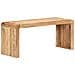 Panca 110x38x46 Cm In Legno Massello Di Acacia - Foto miniatura 1