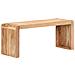 Panca 110x38x46 Cm In Legno Massello Di Acacia - Foto miniatura 7