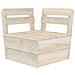 Set Divani Da Giardino Su Pallet 8 Pz In Legno Abete Impregnato - Foto miniatura 2