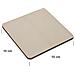 10 X Sottobicchieri Quadrati In Legno | 10 X 10 Cm | Forme Etichette Baltico Compensato Fogli | Perfetto Per Vernice Decorazione E Decoupage - Foto miniatura 2