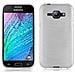 Custodia Compatibile Con Samsung Galaxy J1 2015 In Argento - Coperchio Protettivo In Silicone Tpu Flessibile Con Design Spazzolato - Foto miniatura 1