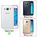 Custodia Compatibile Con Samsung Galaxy J1 2015 In Argento - Coperchio Protettivo In Silicone Tpu Flessibile Con Design Spazzolato - Foto miniatura 2