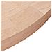 Piano Tavolo Rotondo 60x4 Cm Massello Di Rovere Non Trattato - Foto miniatura 3