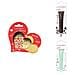 Kit Tagliabiscotti Cuore + 2 Penne Al Cioccolato Marrone E Verde - Foto miniatura 1