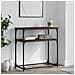 Tavolino Consolle Rovere Marrone 75x35,5x75cm Legno Multistrato - Foto miniatura 1