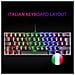 Mk60 Nero, Tastiera Gaming Meccanica Frgb, Antighosting, Switch Meccanico Rosso, Lingua Italiano - Foto miniatura 3