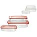 Contenitore Rettangolare In Plastica Set 'frigo Box' Acqua Trasparente - Foto miniatura 1