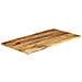 Piano Tavolo 100x60x2,5cm Bordi Vivi Legno Di Mango Grezzo - Foto miniatura 2