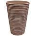 Vaso Tondo Alto Grande Da Giardino In Fibra Di Argilla Ø41x60 Cm Zinnia - Burlywood - Foto miniatura 1