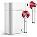 Auricolari Tws Bluetooth 5.0 Modello Jeez, Rosso - Foto miniatura 1