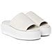 Flatform Slide Ciabatte Pelle Scarpe Donna Beige Eu 41, Hw0hw01943 0f8 - Foto miniatura 1