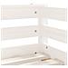 Giroletto Bambini con Cassetti Bianco 70x140cm Massello di Pino - Foto miniatura 10