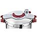 Clipsominut Perfetct 6L Rosso, Acciaio inox - Foto miniatura 2