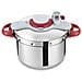 Clipsominut Perfetct 6L Rosso, Acciaio inox - Foto miniatura 1
