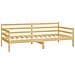 Divano Letto Con Materasso 90x200 Cm Legno Massello Di Pino - Foto miniatura 4