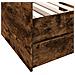 Divano Letto Con Cassetti Senza Materasso Rovere Fumo 90x190 Cm - Foto miniatura 6