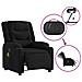 Poltrona Massaggiante Reclinabile Elettrica Nera in Tessuto - Foto miniatura 6