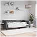 Letto da Giorno Grigio Scuro 90x190 cm in Tessuto - Foto miniatura 2