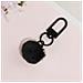 Set Da 10 Portachiavi Con Ciondolo A Pompon Carino - Accessorio Alla Moda Black - Foto miniatura 2
