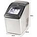 DO9247IB macchina per cubetti di ghiaccio Macchina per la produzione di cubetti di ghiaccio integrata /indipendente 15 kg / 24h Nero, Acciaio inox - Foto miniatura 6