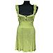Abito Al Ginocchio Con Bretelle Estivo Comodo Verde S - Foto miniatura 1
