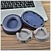 Cuscinetti Di Ricambio Compatibili Con Sony Wh-1000xm5, Cuscinetti In Memory Foam E Morbida Pelle Proteica Blue - Foto miniatura 3