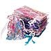 Sacchetti In Organza Con Motivo Corallo Iridescente Dorato 7x9cm (100 Pezzi) Sacchetti Regalo A Rete Con Coulisse - Foto miniatura 4