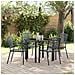 Set da Pranzo per Giardino 5 pcs Antracite Acciaio - Foto miniatura 2