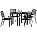 Set da Pranzo per Giardino 5 pcs Antracite Acciaio - Foto miniatura 3