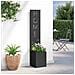 Schermo per privacy in giardino Traforo Nero 32 x 140 cm - Foto miniatura 4
