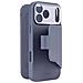 Custodia Magsafe Per Iphone 17 Pro In Silicone Testurizzato Antisporco, Blu - Foto miniatura 4