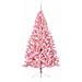 Albero di Natale artificiale con luci integrate Rosa 210 cm PVC - Foto miniatura 3