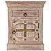 Comodino In Legno Beige Fatto A Mano, 53x45x66h Cm - Foto miniatura 2