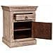 Comodino In Legno Beige Fatto A Mano, 53x45x66h Cm - Foto miniatura 5